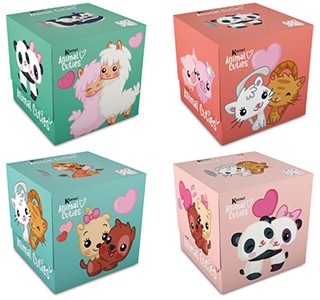 Chusteczki uniwersalne box 56szt. Kartika Animal Cuties
